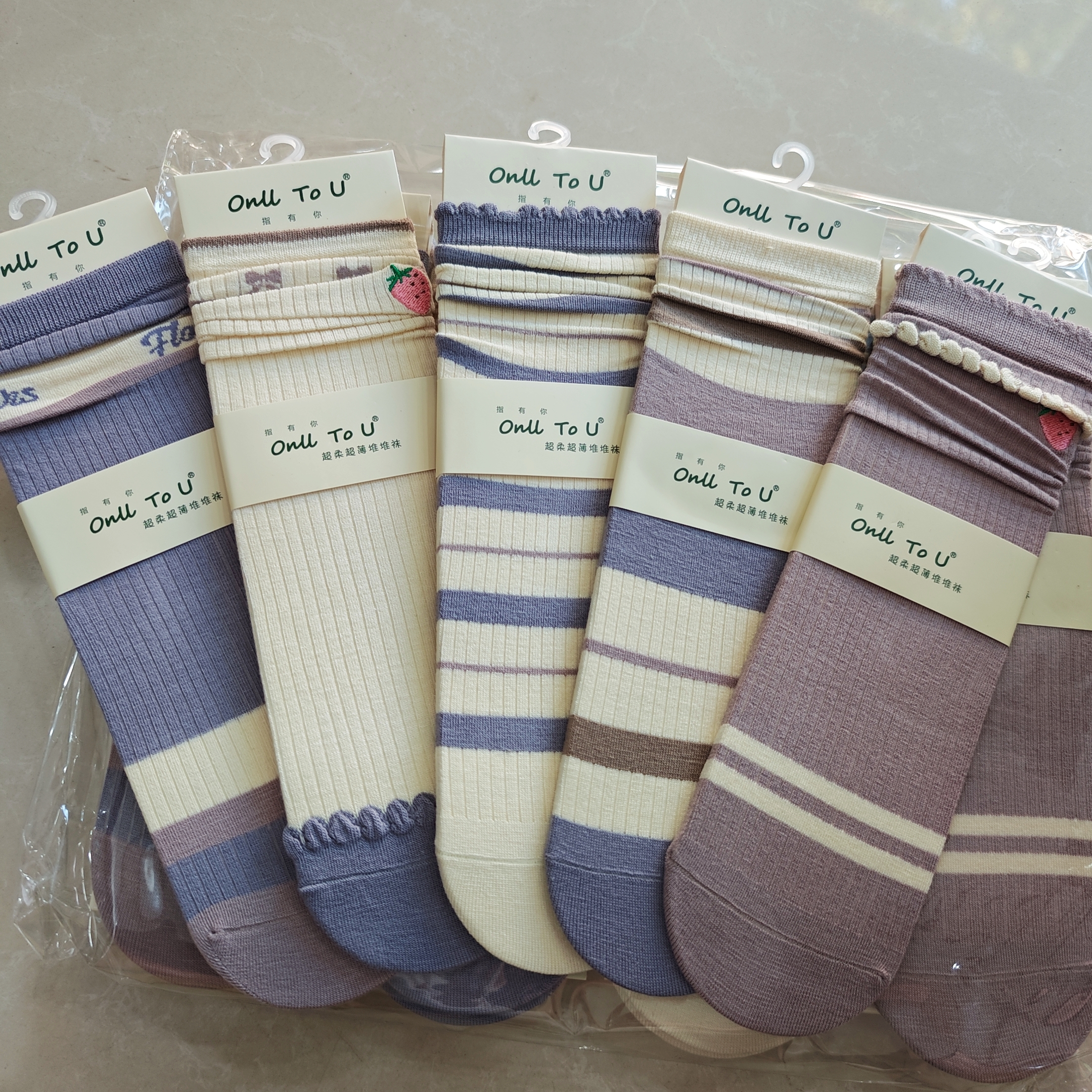 超柔超薄堆堆袜88061