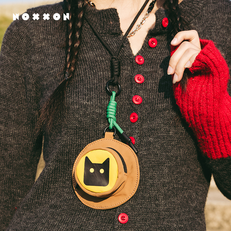 NOXXON原创随身袋零钱包便携可爱小巧百搭潮牌耳机包收纳包NP0010