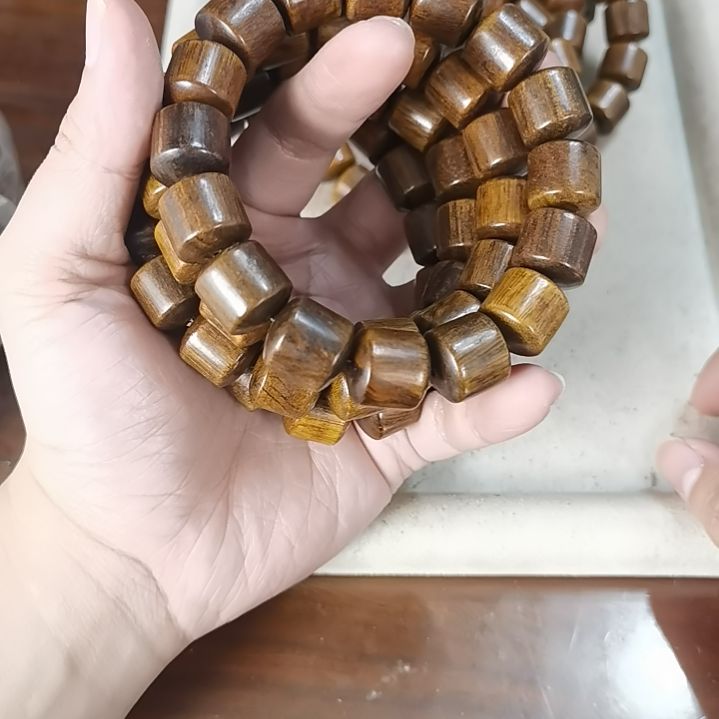 贡木手串/手链15mm桶珠一颗两颗虫漏或小裂