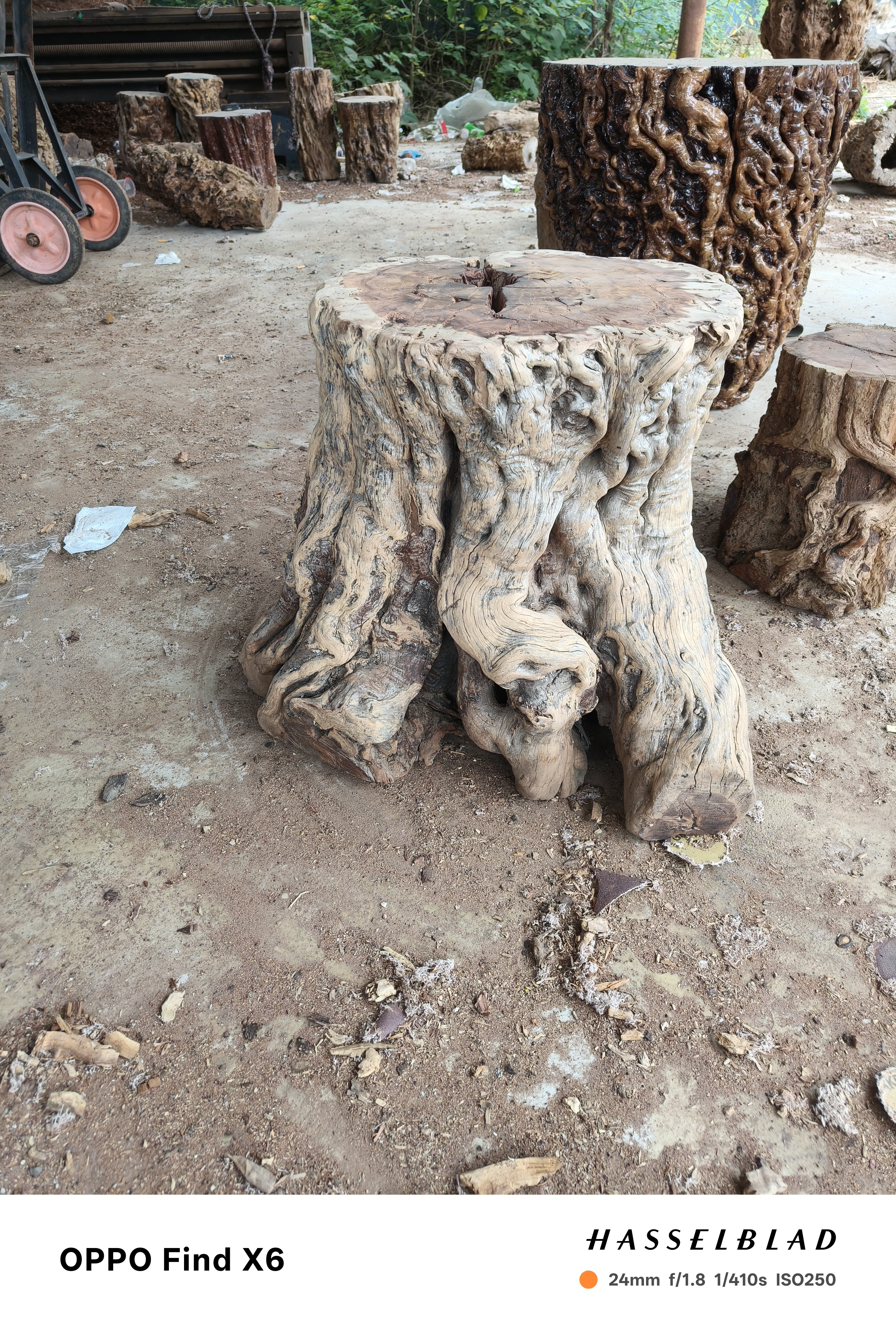 枣木凳子，陈化料