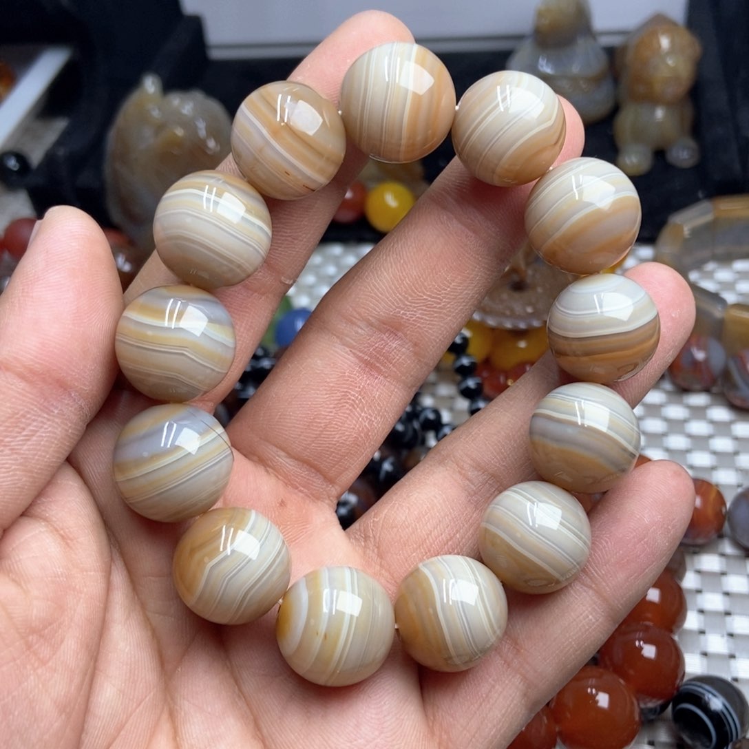 玛瑙/玉髓手串未镶嵌