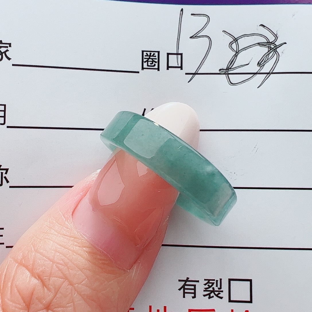 未镶嵌戒圈翡翠翡翠