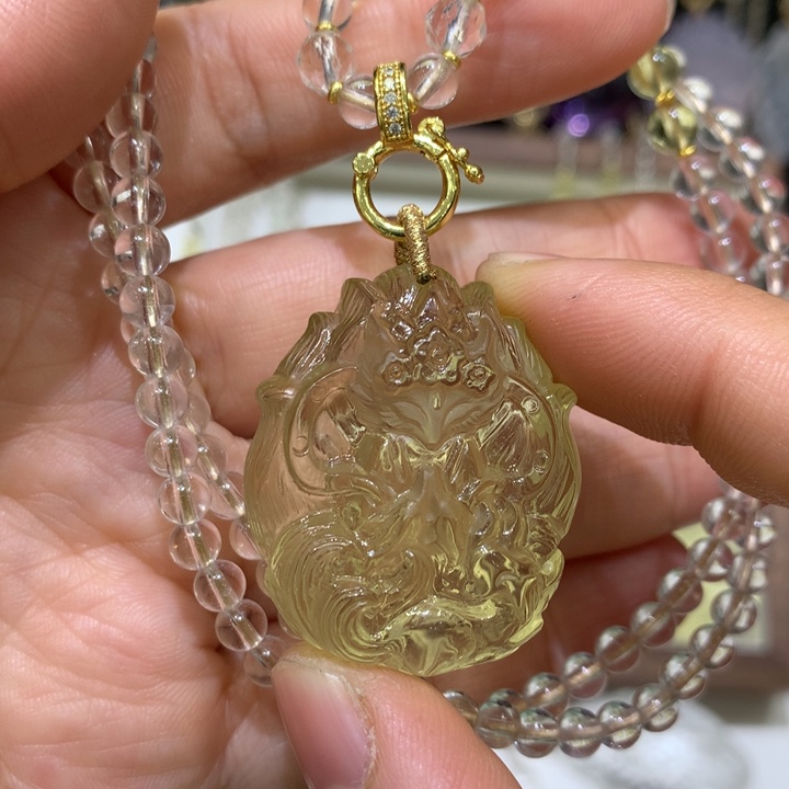 水晶颈饰未镶嵌遇*K