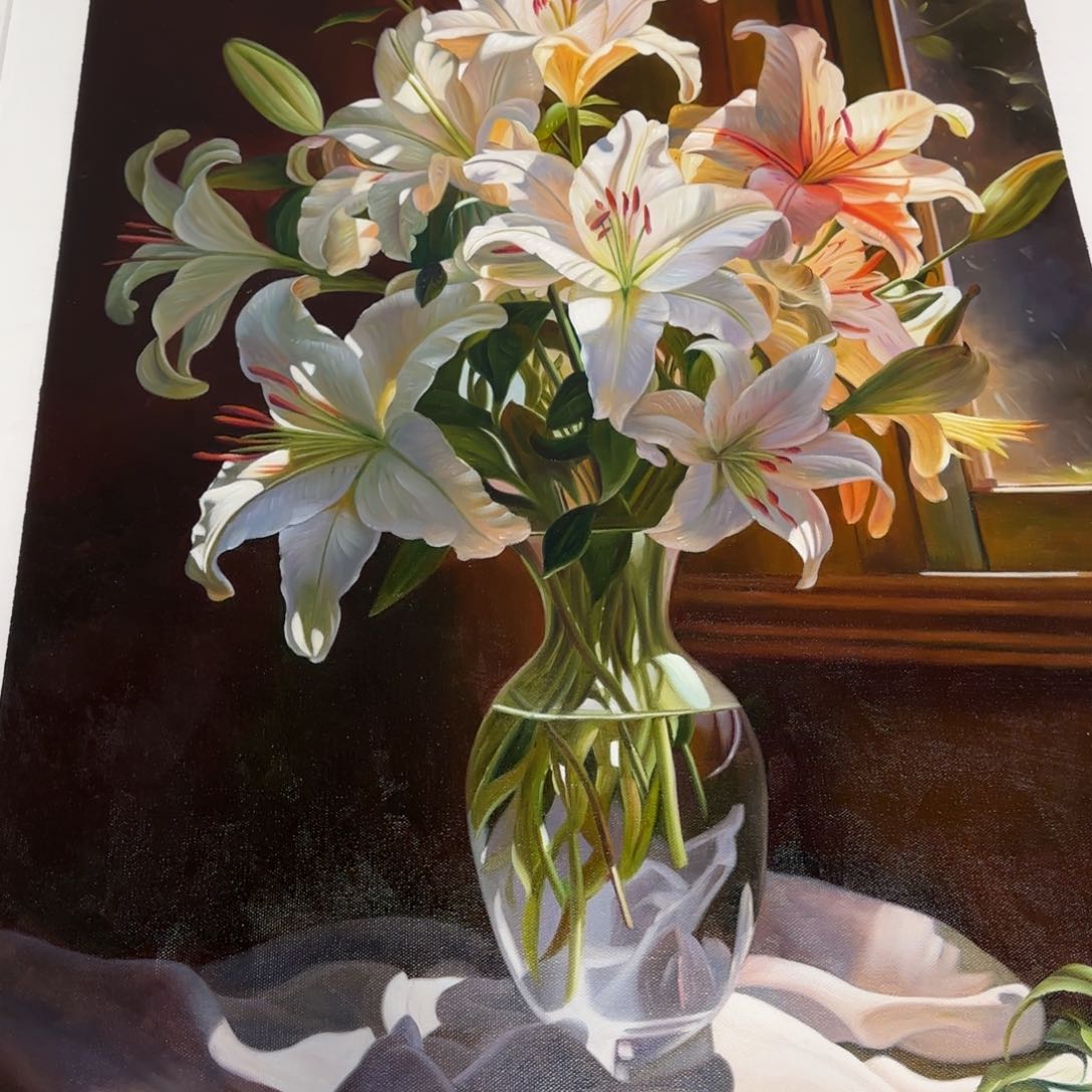 油画好的我真的好喜欢