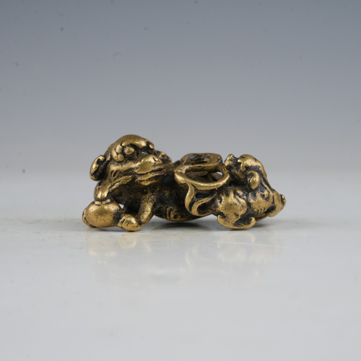 lot121711 清代 少狮太狮纸镇