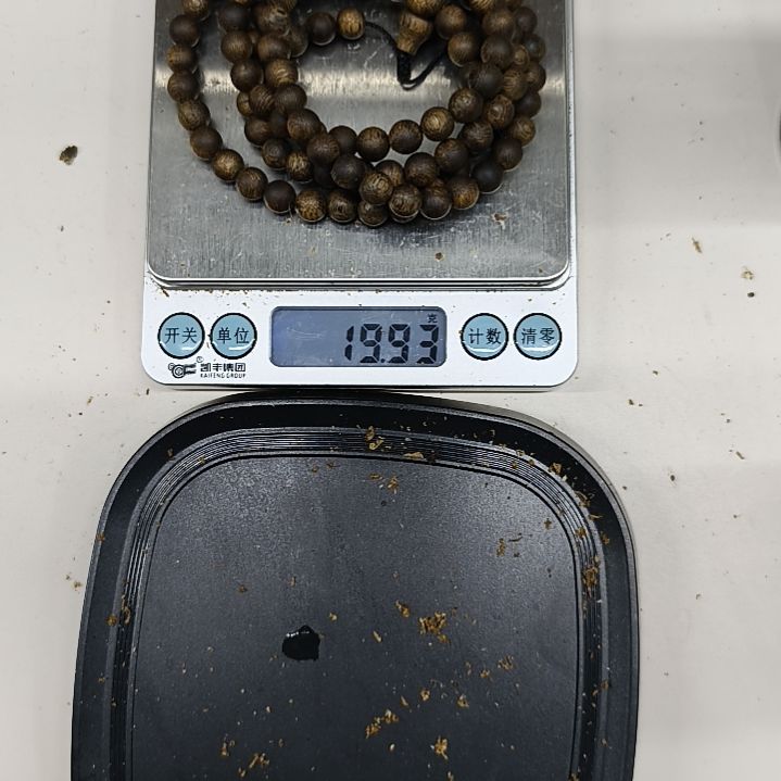 沉香手串泰***胎棋楠沉香手串0.7尺寸19克＋