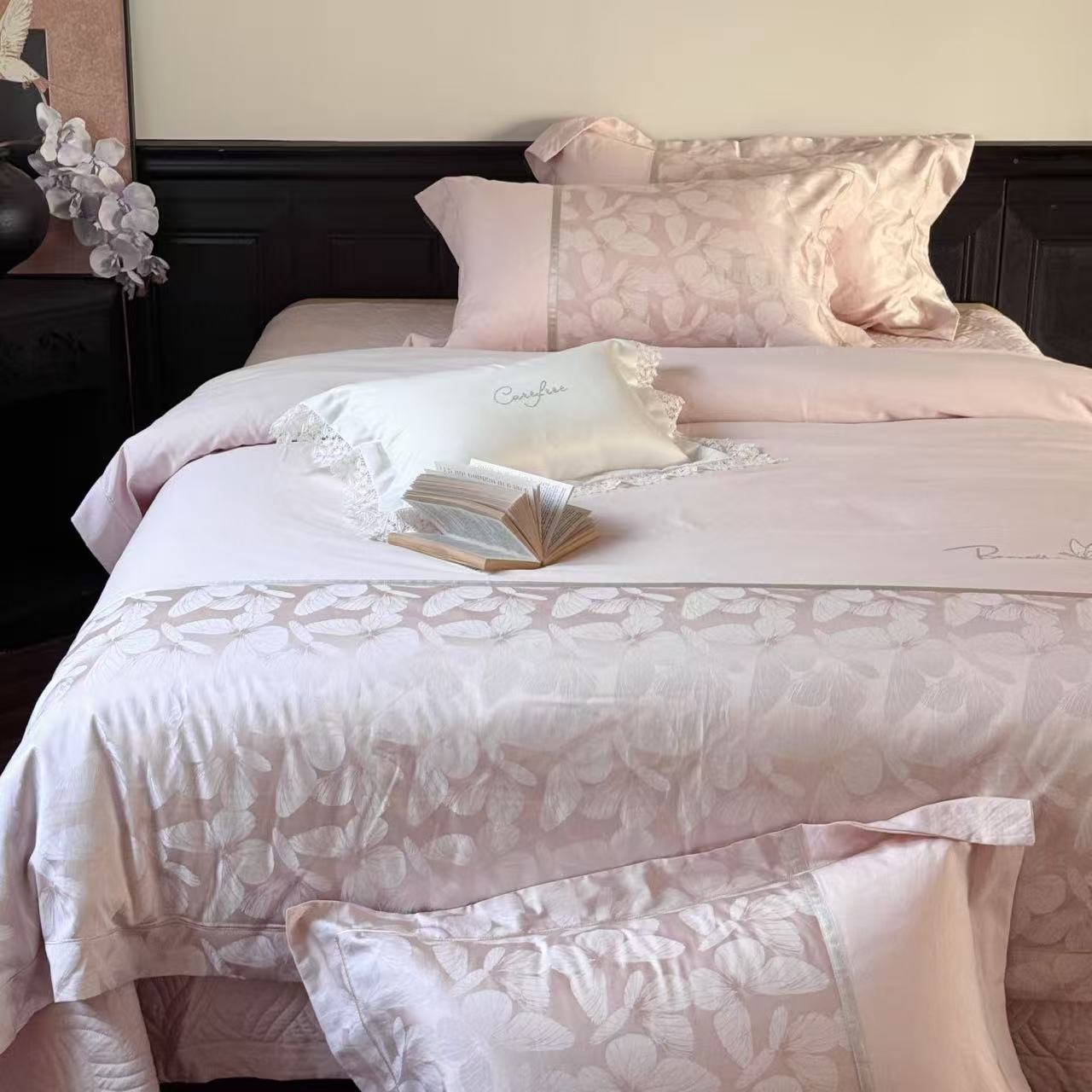 高档高精密提花四件套轻奢高级感欧式简约