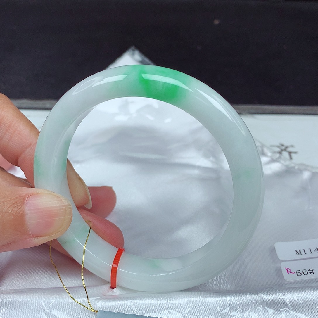 未镶嵌手镯翡翠56圈4968