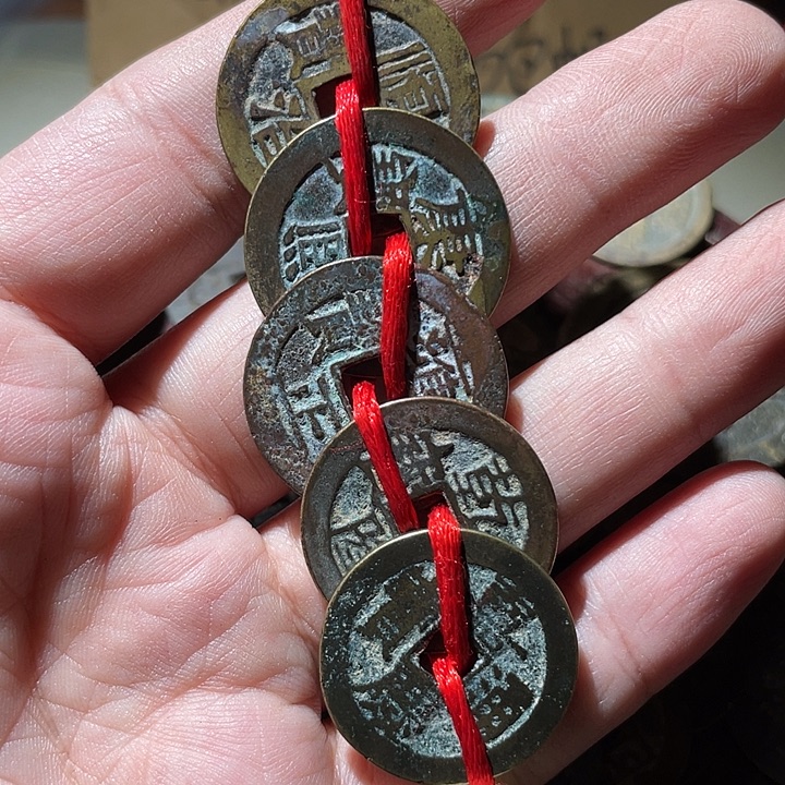 diy五帝车载五帝钱