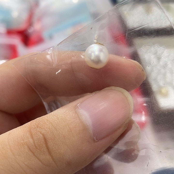 颈饰海水珍珠18K金镶嵌