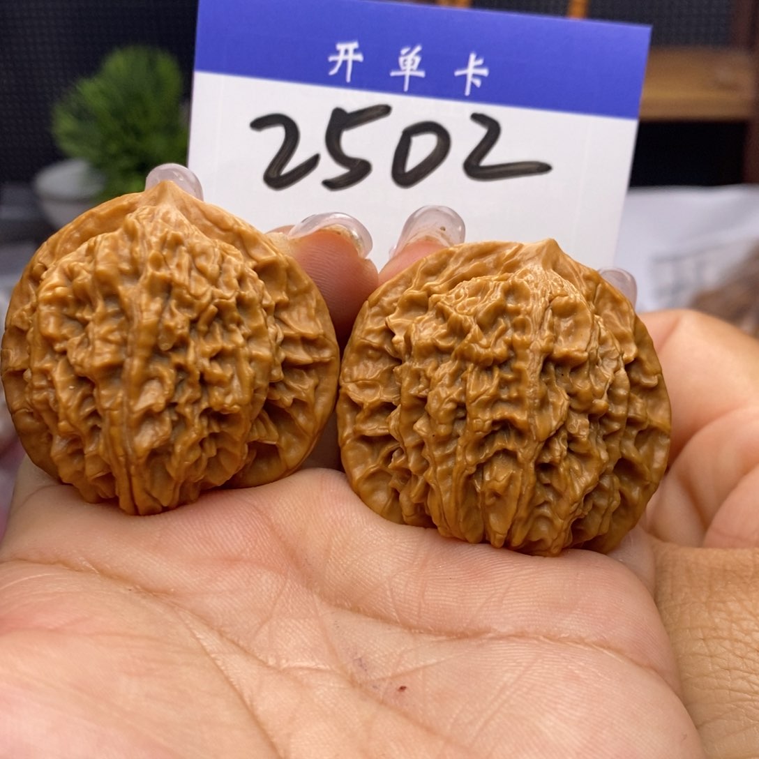 文玩核桃吊坠盘龙纹。边41。 丹