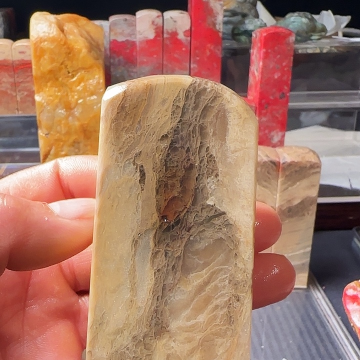 苍***海印石昌化石昌化白玉石印章