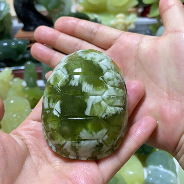 【闪购商品】蛇纹石玉把件未镶嵌