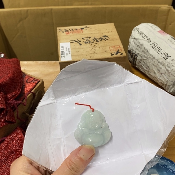 瓷片哈哈中古工艺品树脂