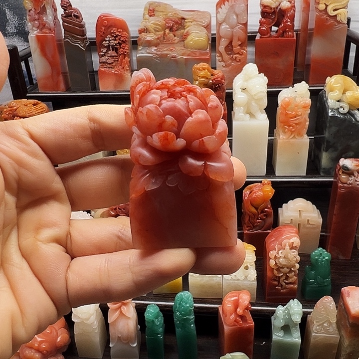 印石寿山石寿山石手工雕刻