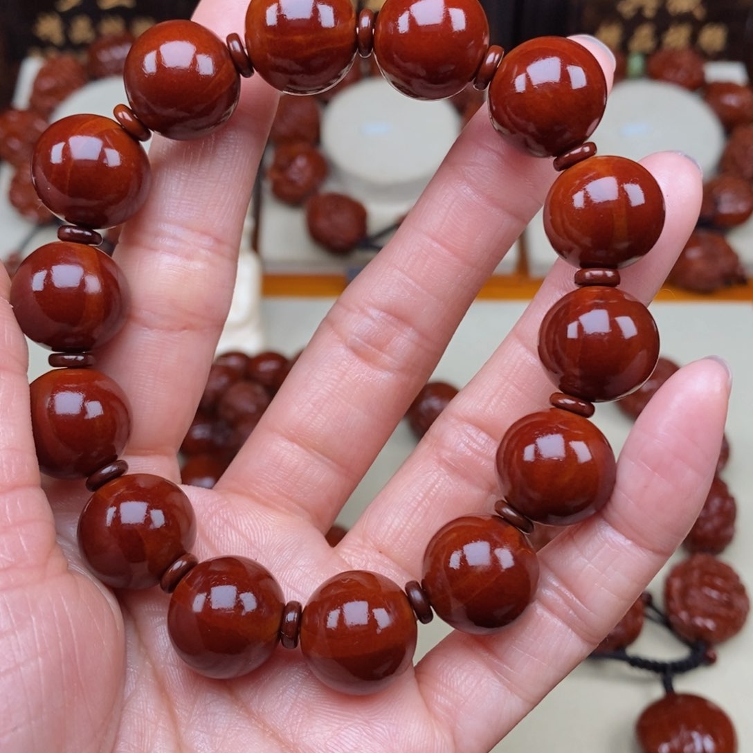 橄榄核吊坠光珠，