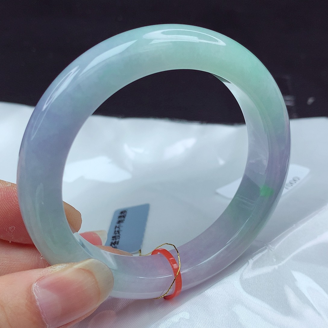 翡翠手镯未镶嵌58圈694