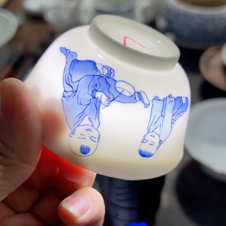 杯手绘大球泥70毫升微瑕特价