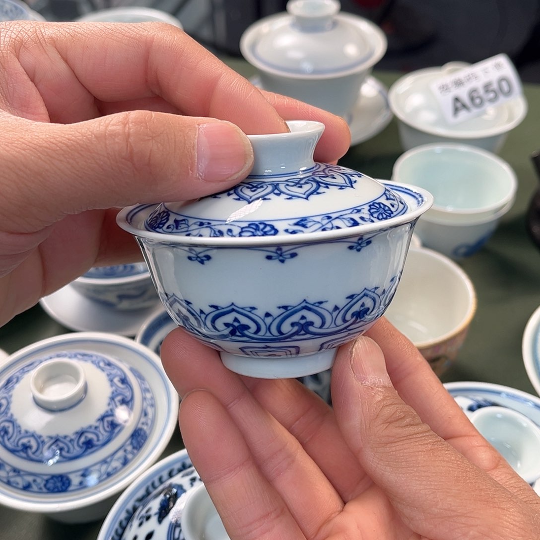 杯青花瓷器青花瓷器