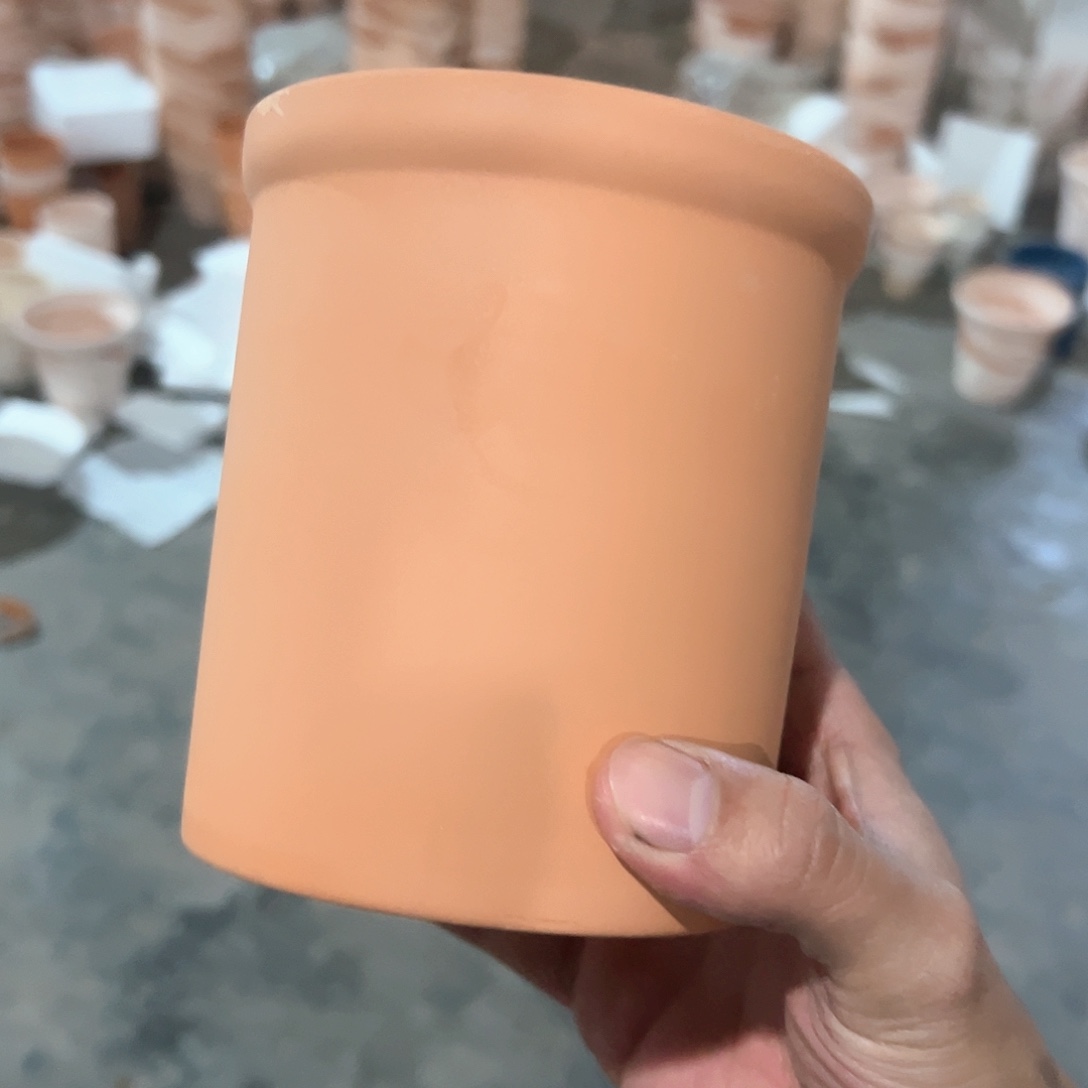 【闪购商品】红陶直筒12口13高1个