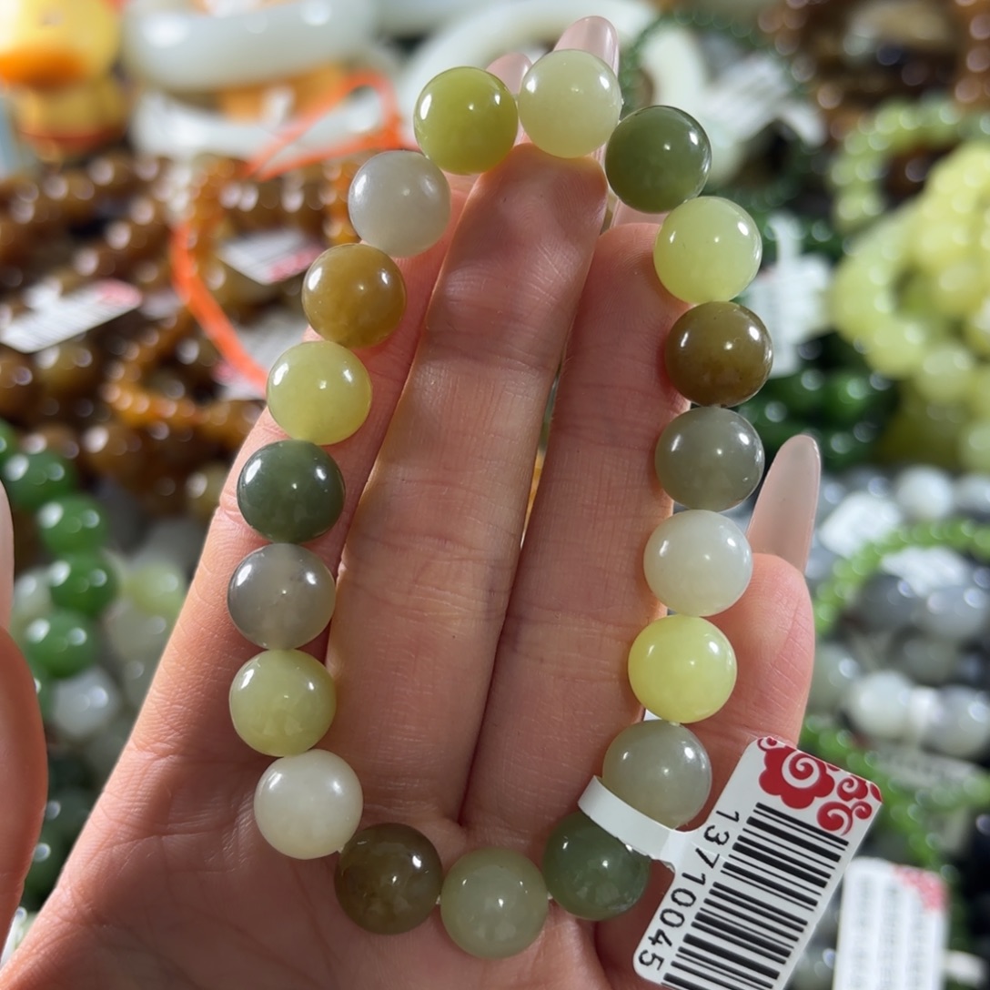 和田玉未镶嵌手串286