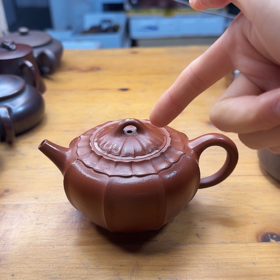 紫砂茶壶民间手艺人全手工制作