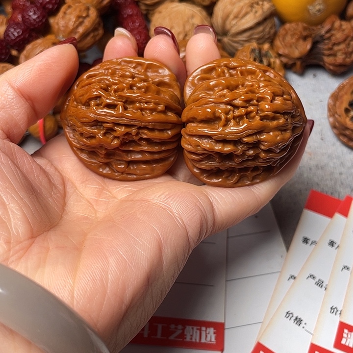 安***排吊坠文玩核桃四座楼