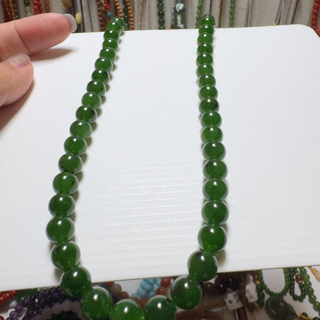 和田玉（碧玉）手串未镶嵌