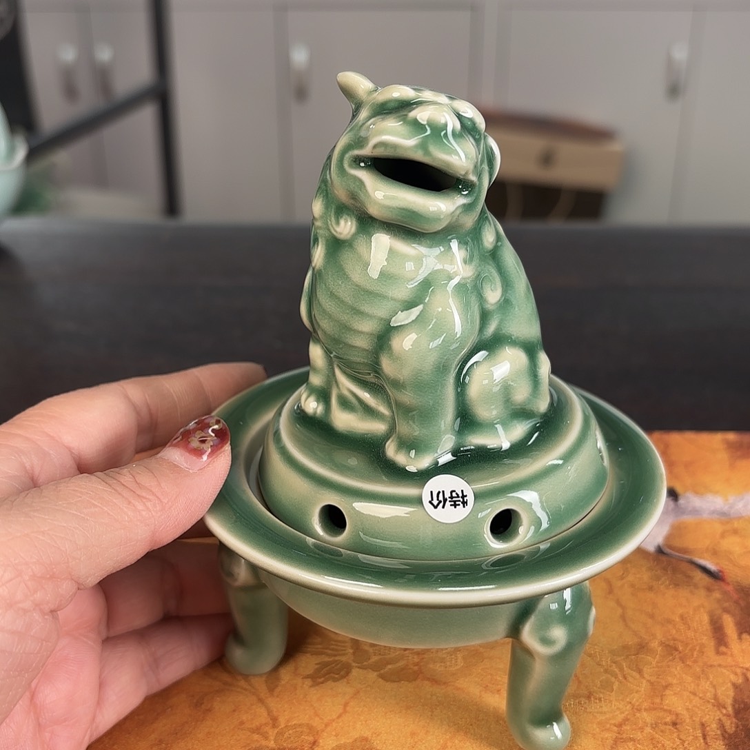 龙泉云间青瓷小米茶器