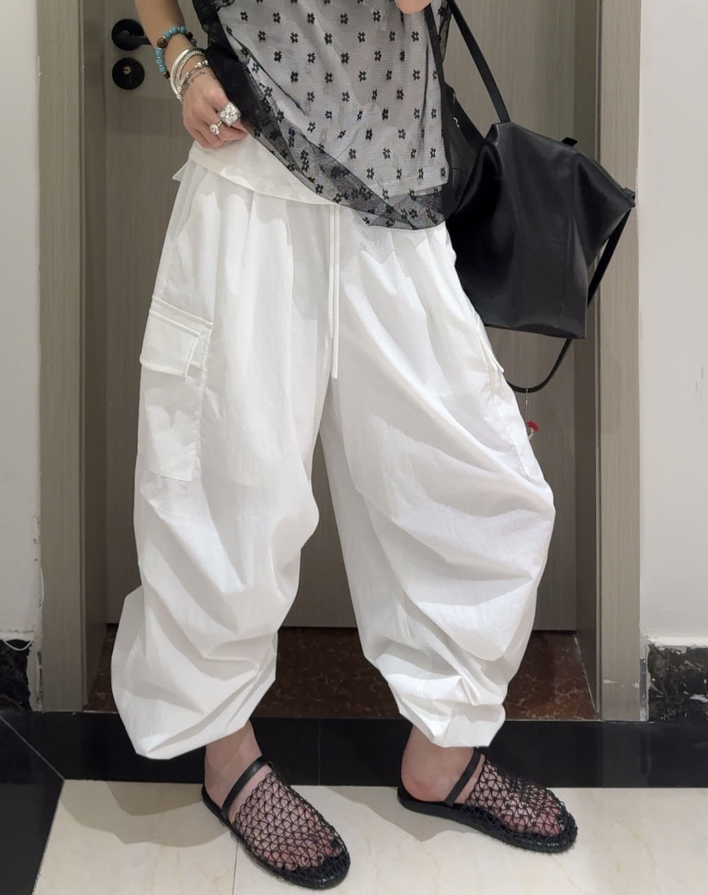 【SSOUHAN】清凉一夏 韩系ins工装超薄收脚直筒休闲裤百搭通勤