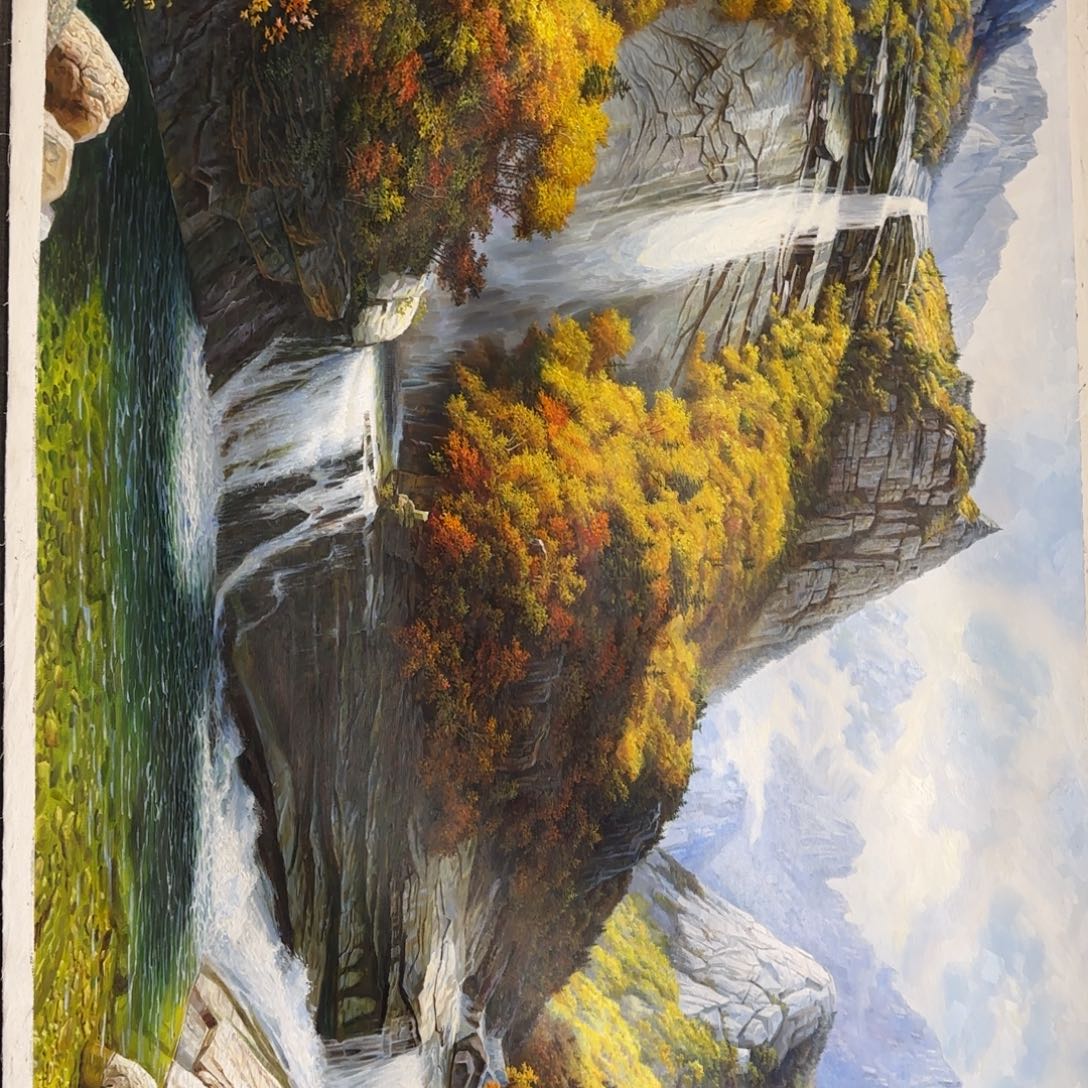 油画我是一只小小鸟地域文化