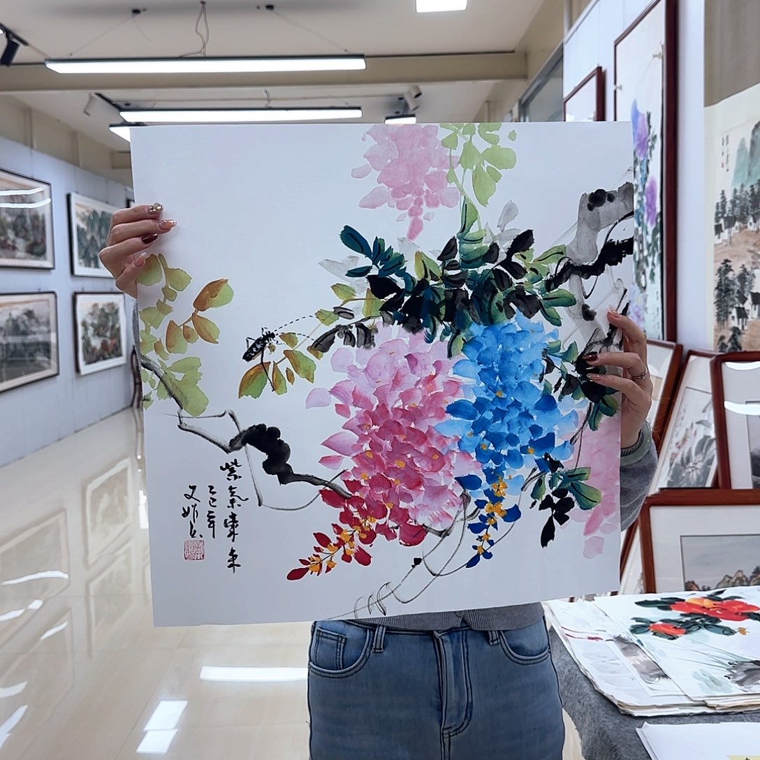 国画国画作品集一个由一