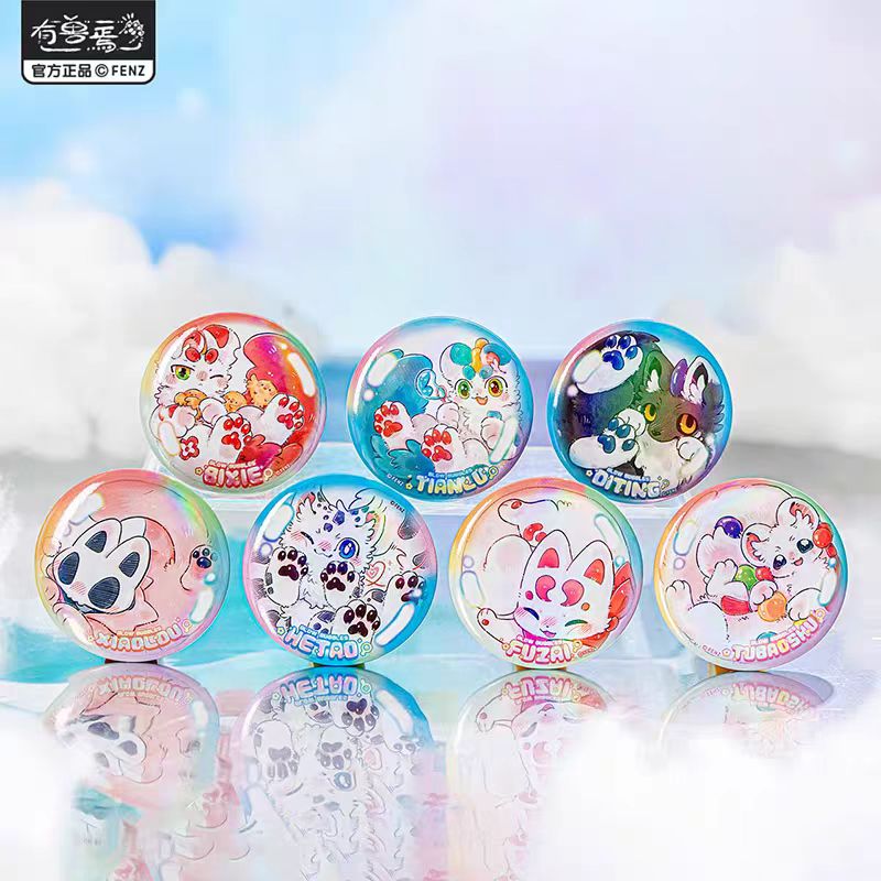 《吹泡泡》系列-马口铁徽章