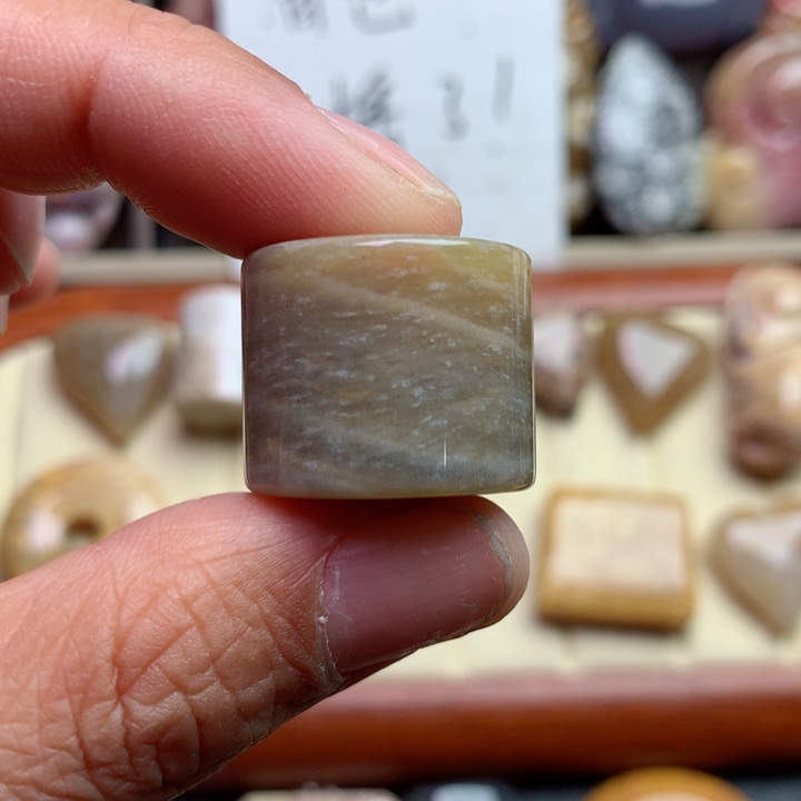 硅化珊瑚（珊瑚玉）颈饰未镶嵌