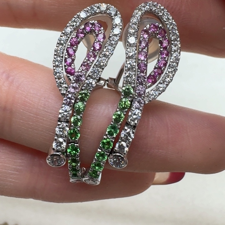 钻石耳饰未镶嵌成品