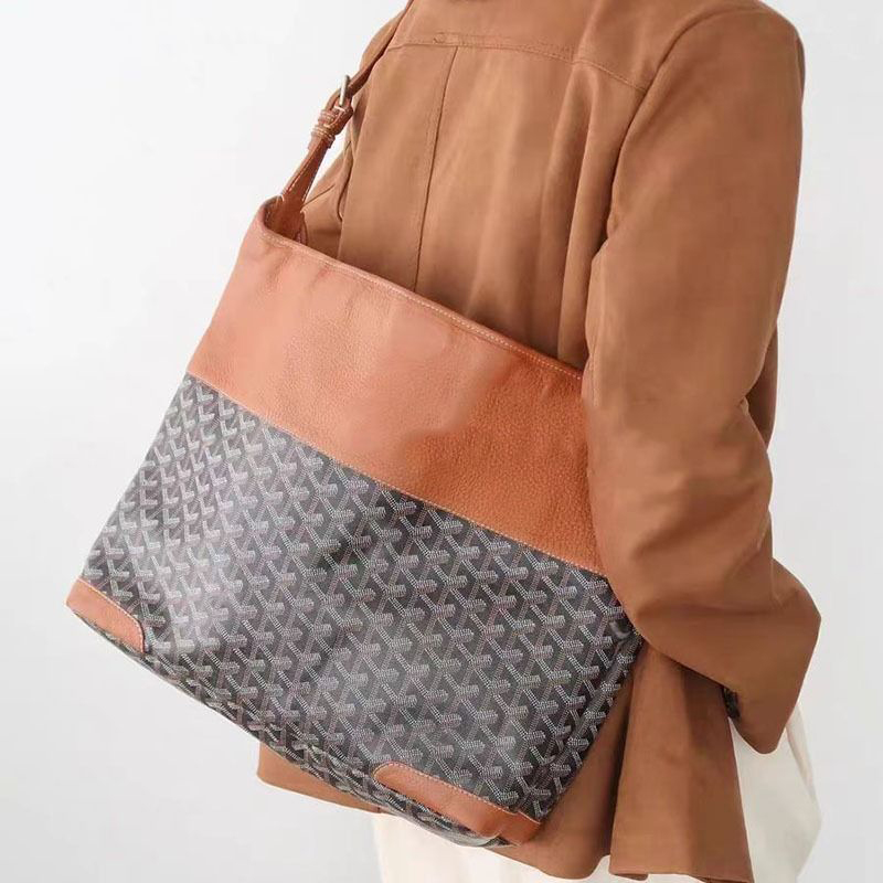 【斜跨hobo】通勤复古流浪包大容量腋下购物袋可调节单肩子母包