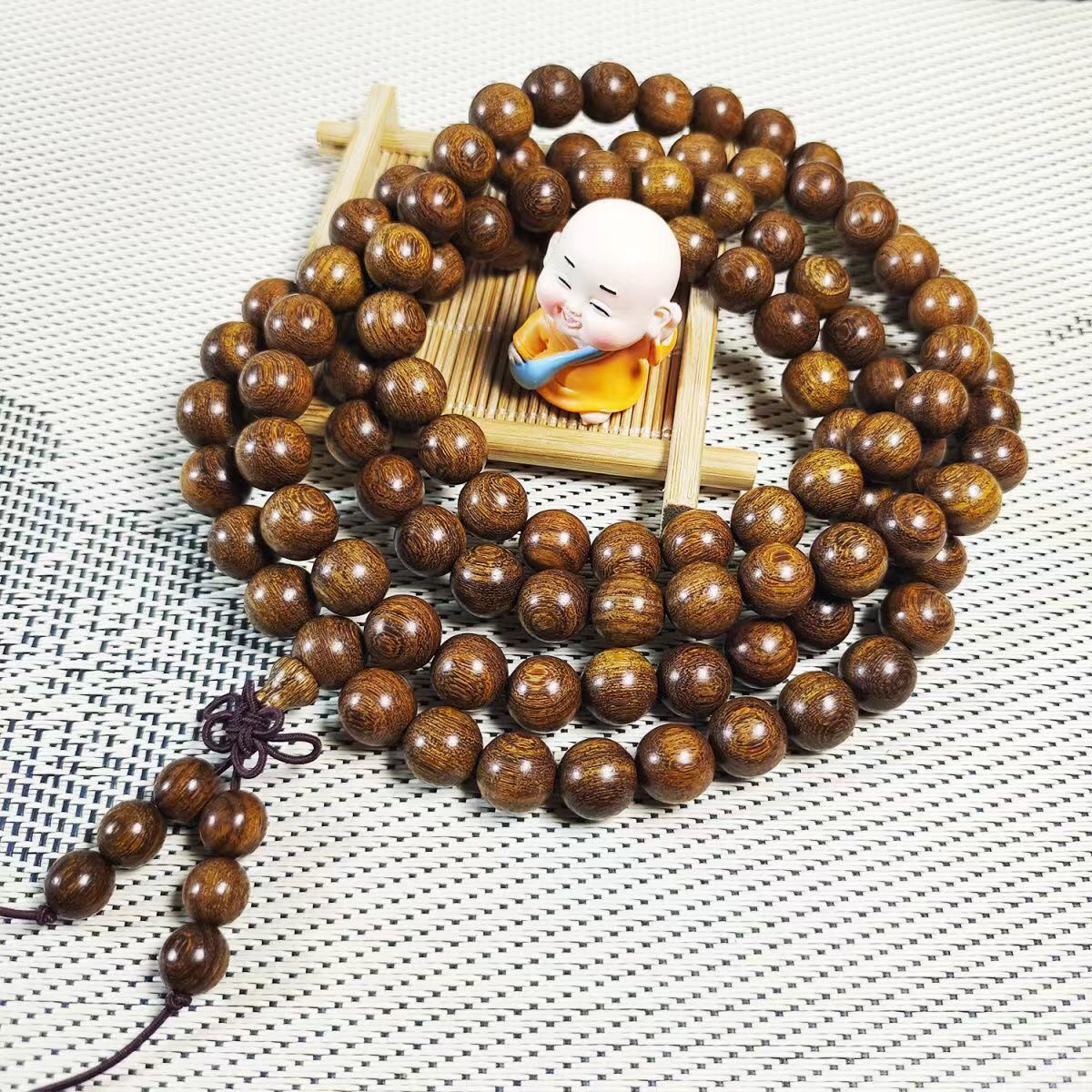 金丝檀佛珠手串108男女款卡8 279（无礼盒）