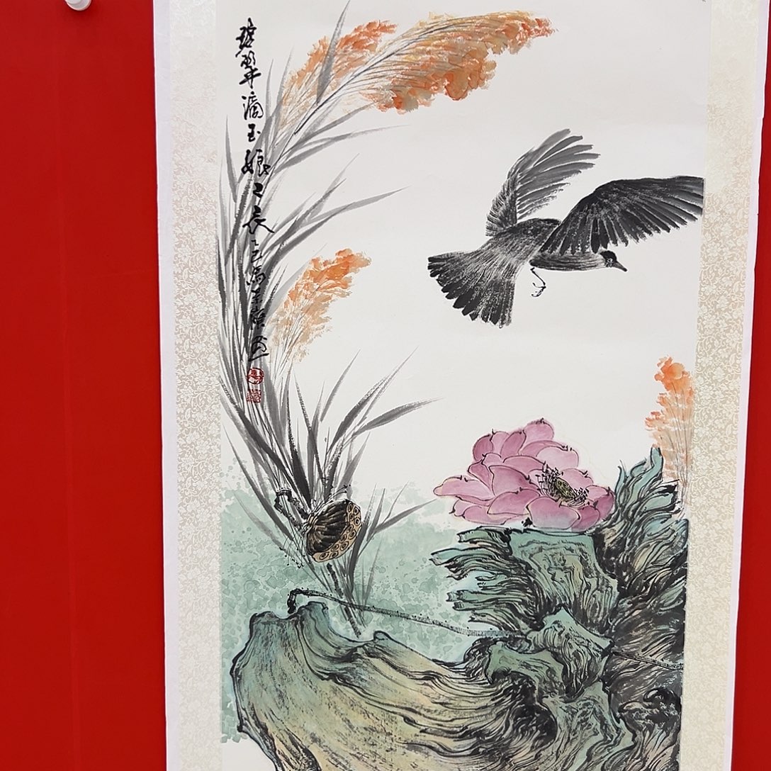 国画马景岭精品原作！