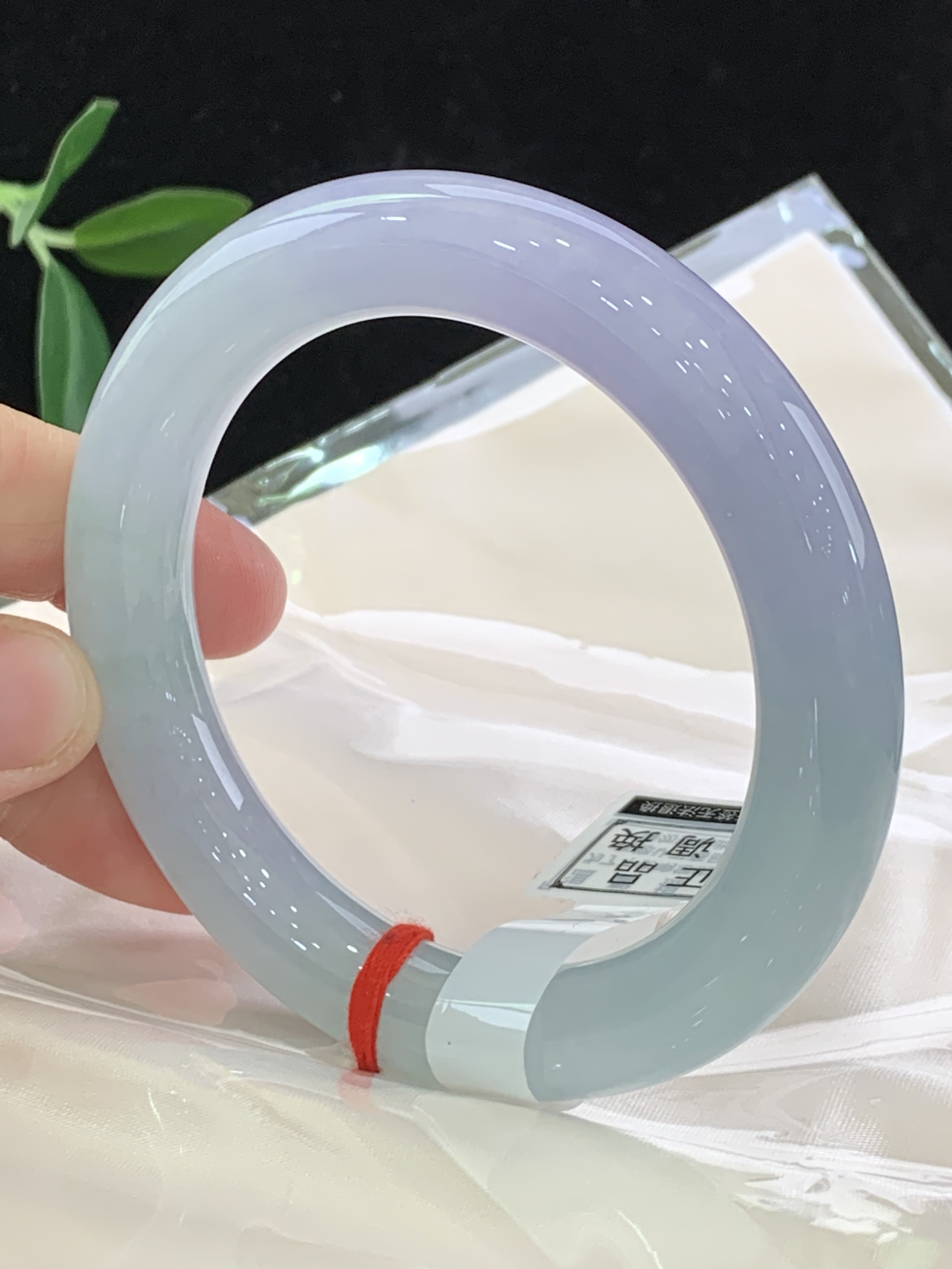 天然缅甸翡翠A货手镯57/58圆条0168