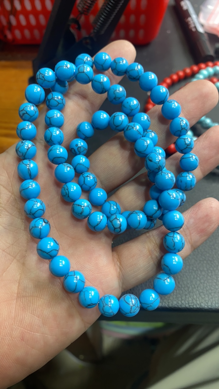 D 591 8 天空蓝铁线松三圈