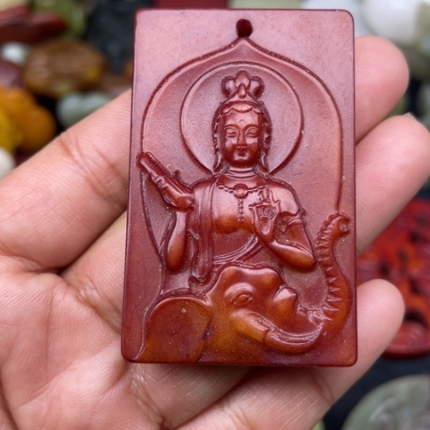 和田玉颈饰未镶嵌14