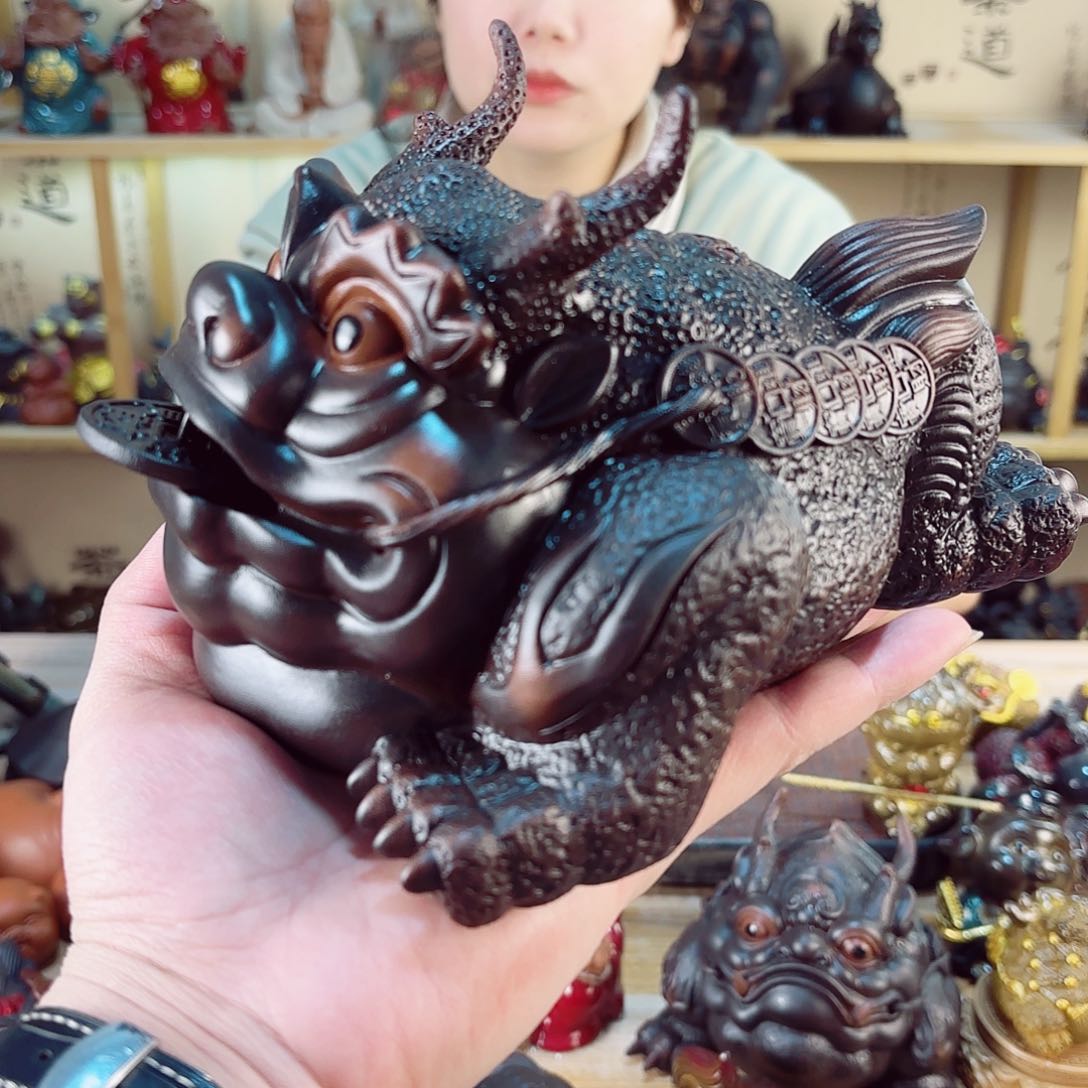 紫砂茶宠紫陶树脂茶宠摆件