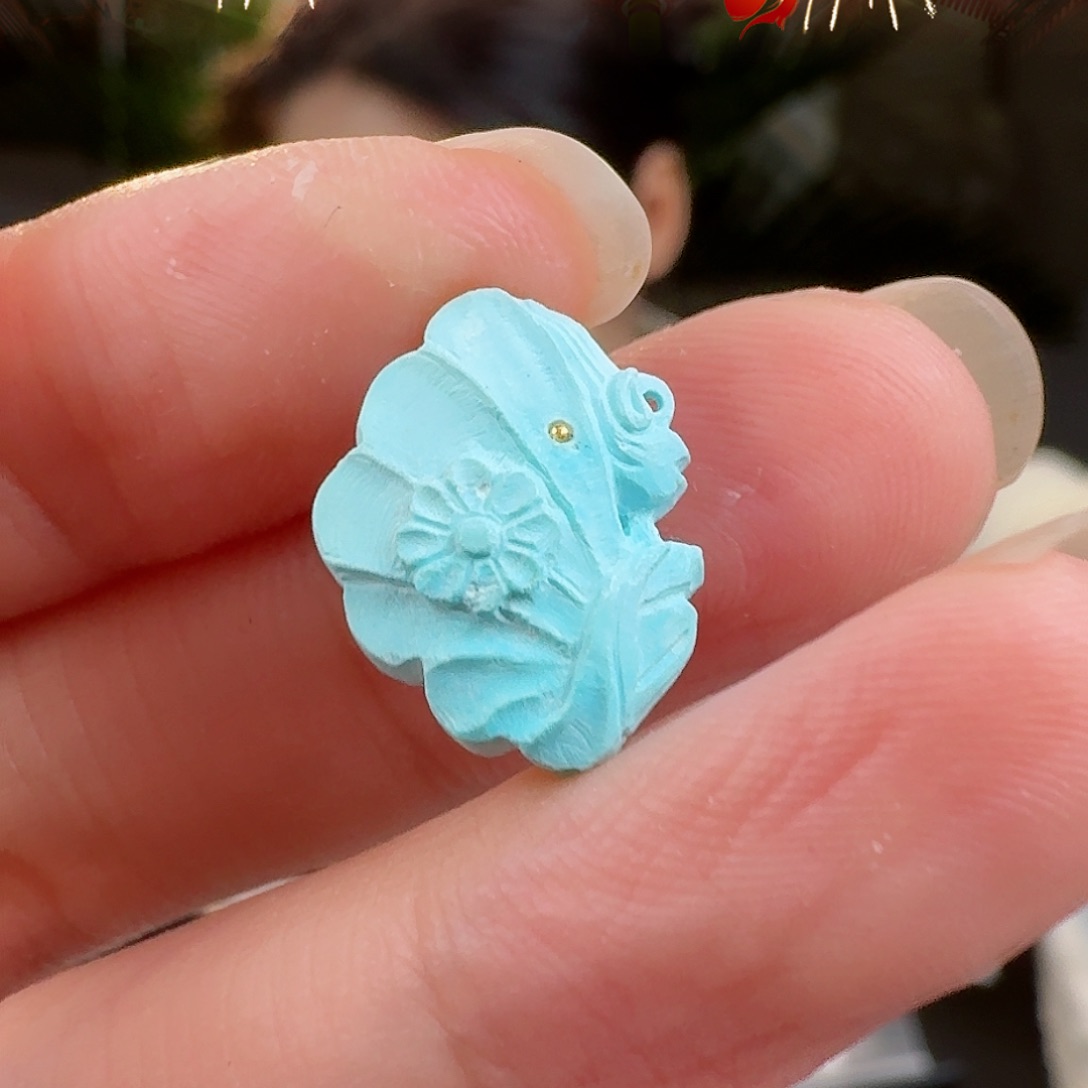 绿松石珠宝奇石未镶嵌