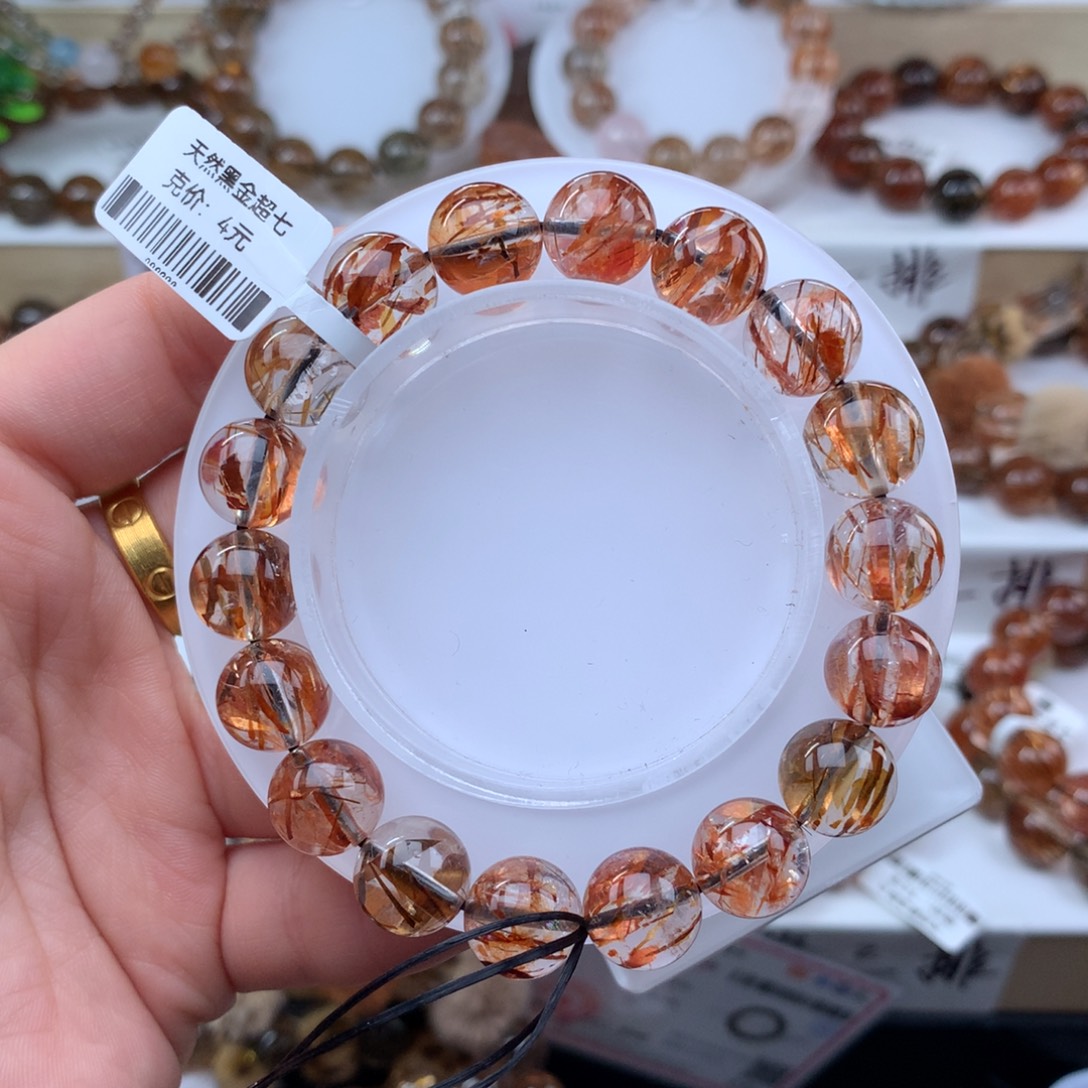 手串未镶嵌水晶黑金超七多样性发