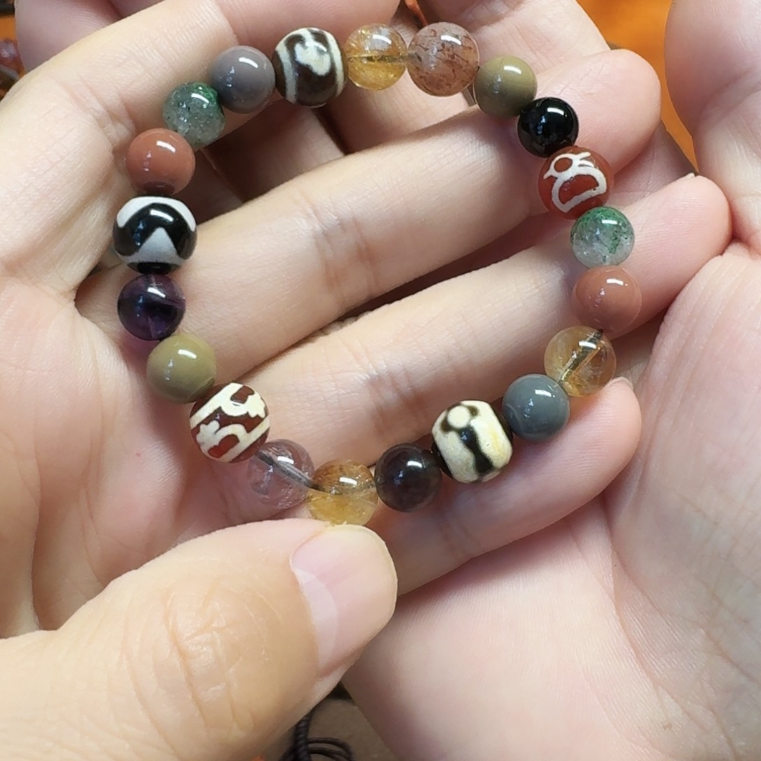 玛瑙/玉髓未镶嵌手链