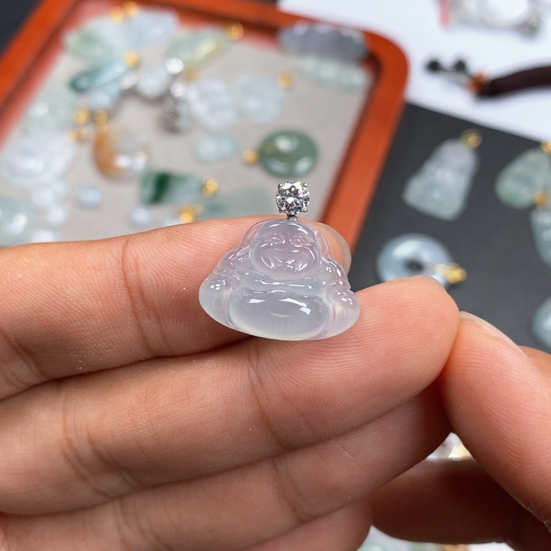 项圈18K金镶嵌翡翠