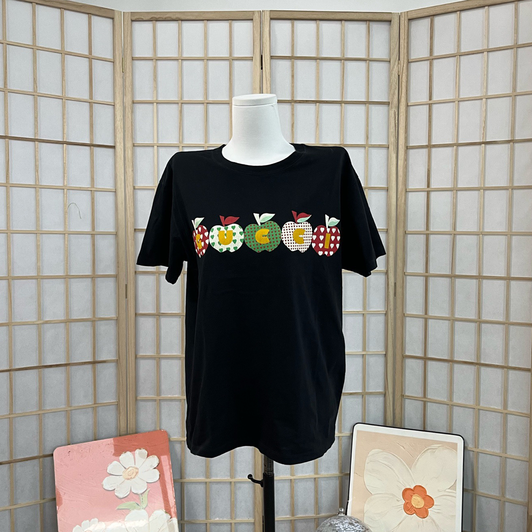 99新 GUCCI/古驰 A10814 Gucci 黑色 短袖 98新 xs码 肩宽44 胸围