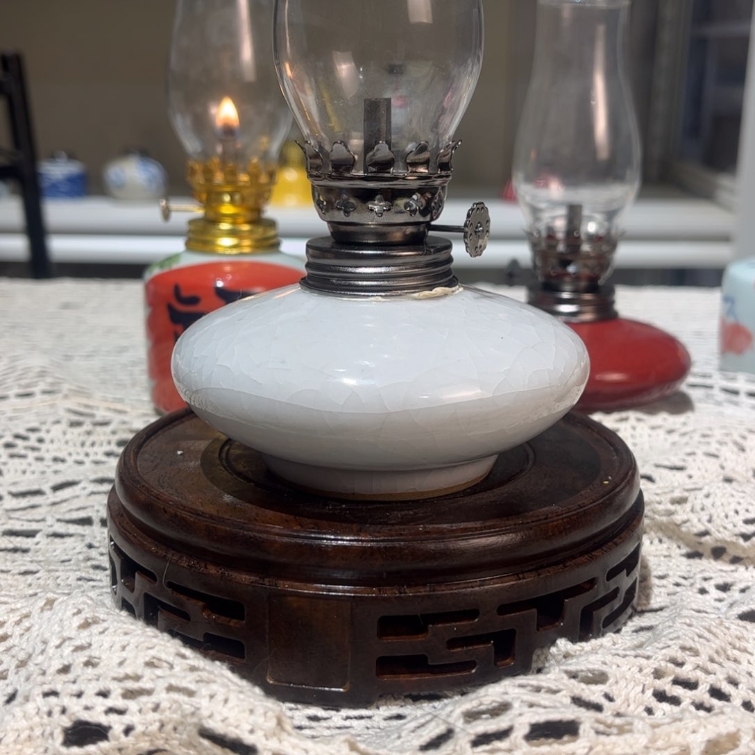 摆件景德镇陶瓷香薰灯