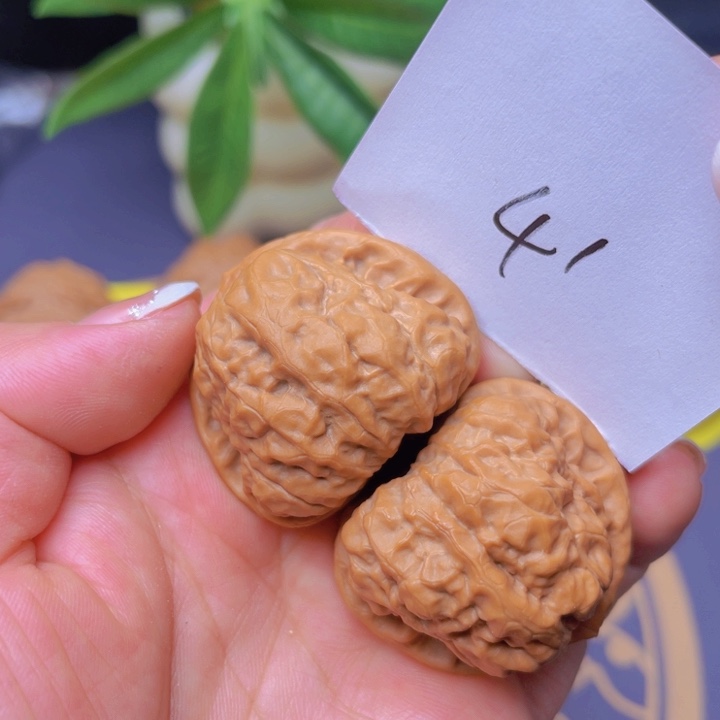 文玩核桃把件40蛤蟆头41