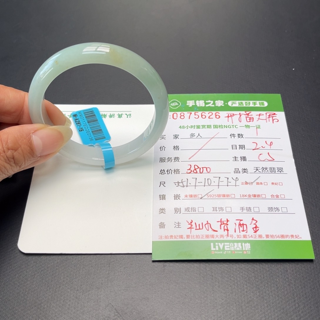 翡翠手镯未镶嵌多人